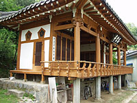 수로왕을 추모하는 낙운정